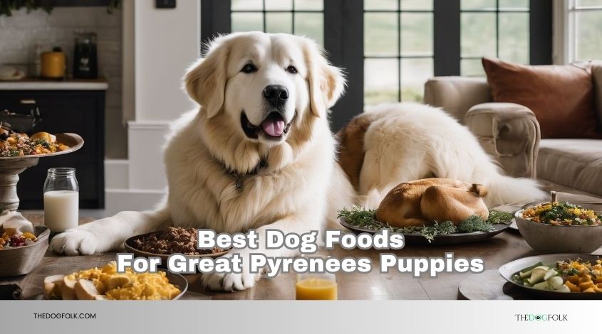 best dog foods for great pyrenees puppies