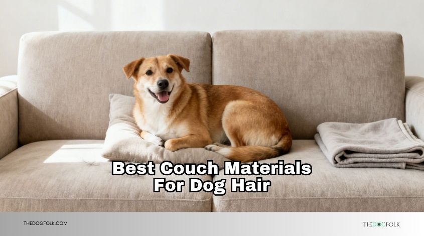 best couch materials for dog hair