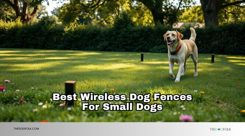 best wireless dog fences for small dogs